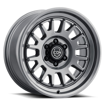 ICON Alloys Anza Gun Metal 17 X 8.5 / 6 X 5.5 25mm Offset 5.75" BS