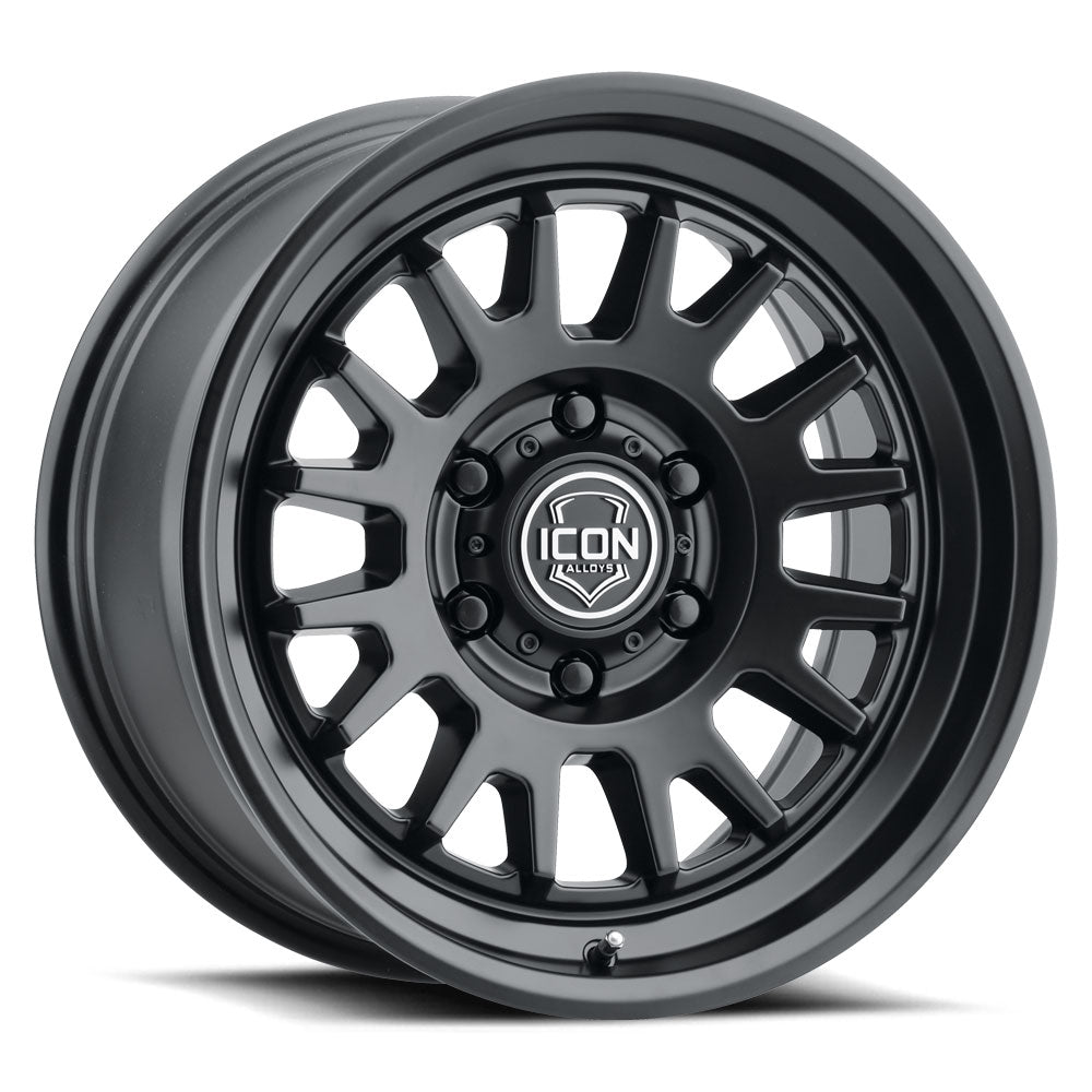 ICON Alloys Anza Satin Black 17 X 8.5 5 X 5.5 0mm Offset 4.75" BS