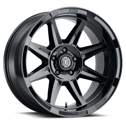 ICON ALLOYS BANDIT GLS BLACK - 20x10 / 5x5 / -24MM / 4.5" BS