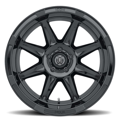 ICON ALLOYS BANDIT GLS BLACK - 20x10 / 5x150 / -24MM / 4.5" BS