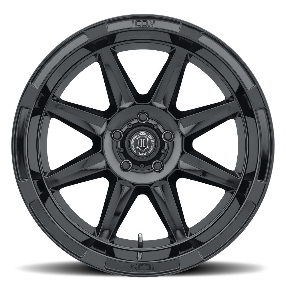 ICON ALLOYS BANDIT GLS BLACK - 20x10 / 5x5 / -24MM / 4.5" BS