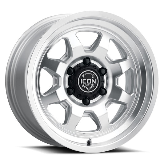 ICON Alloys Nuevo Silver Machined 17 X 8.5 / 5 X 150 25mm Offset 5.75" BS