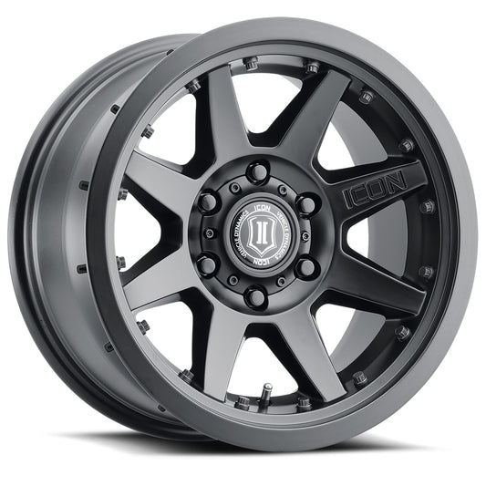 ICON Alloys Rebound Pro Satin Black 17 X 8.5 / 5 X 150 25mm Offset 5.75" BS