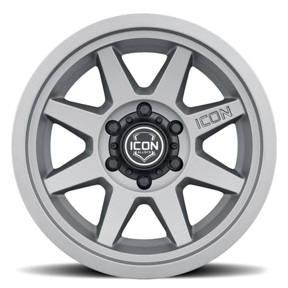 ICON ALLOYS REBOUND SLX CHARCOAL - 17 X 8.5 / 6 X 135 / 6MM / 5" BS