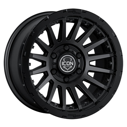 ICON Alloys Recon Pro Satin Black 17 X 8.5 / 5 X 150 25mm Offset 5.75" BS