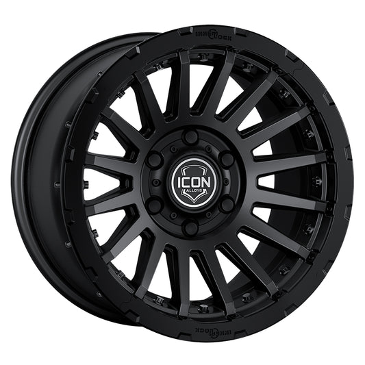 ICON Alloys Recon Pro Satin Black 17 X 8.5 / 6 X 135 6mm Offset 5" BS