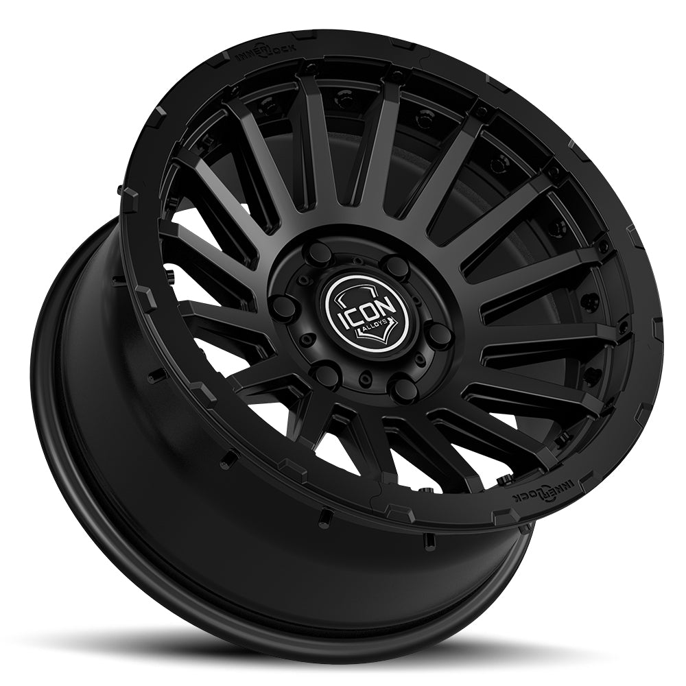 ICON Alloys Recon Pro Satin Black 17 X 8.5 / 6 X 135 6mm Offset 5" BS