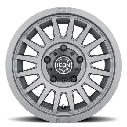 ICON Alloys Recon SLX Charcoal 18 X 9 / 6 X 5.5 40mm Offset 6.6" BS