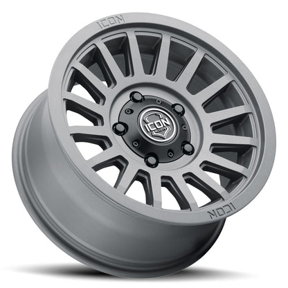 ICON Alloys Recon SLX Charcoal 18 X 9 / 5 X 5.5 0mm Offset 5" BS