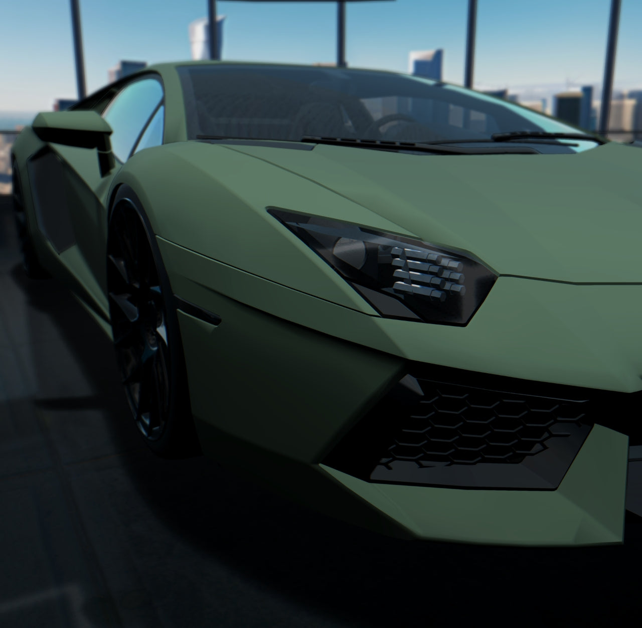 Matte Army Green