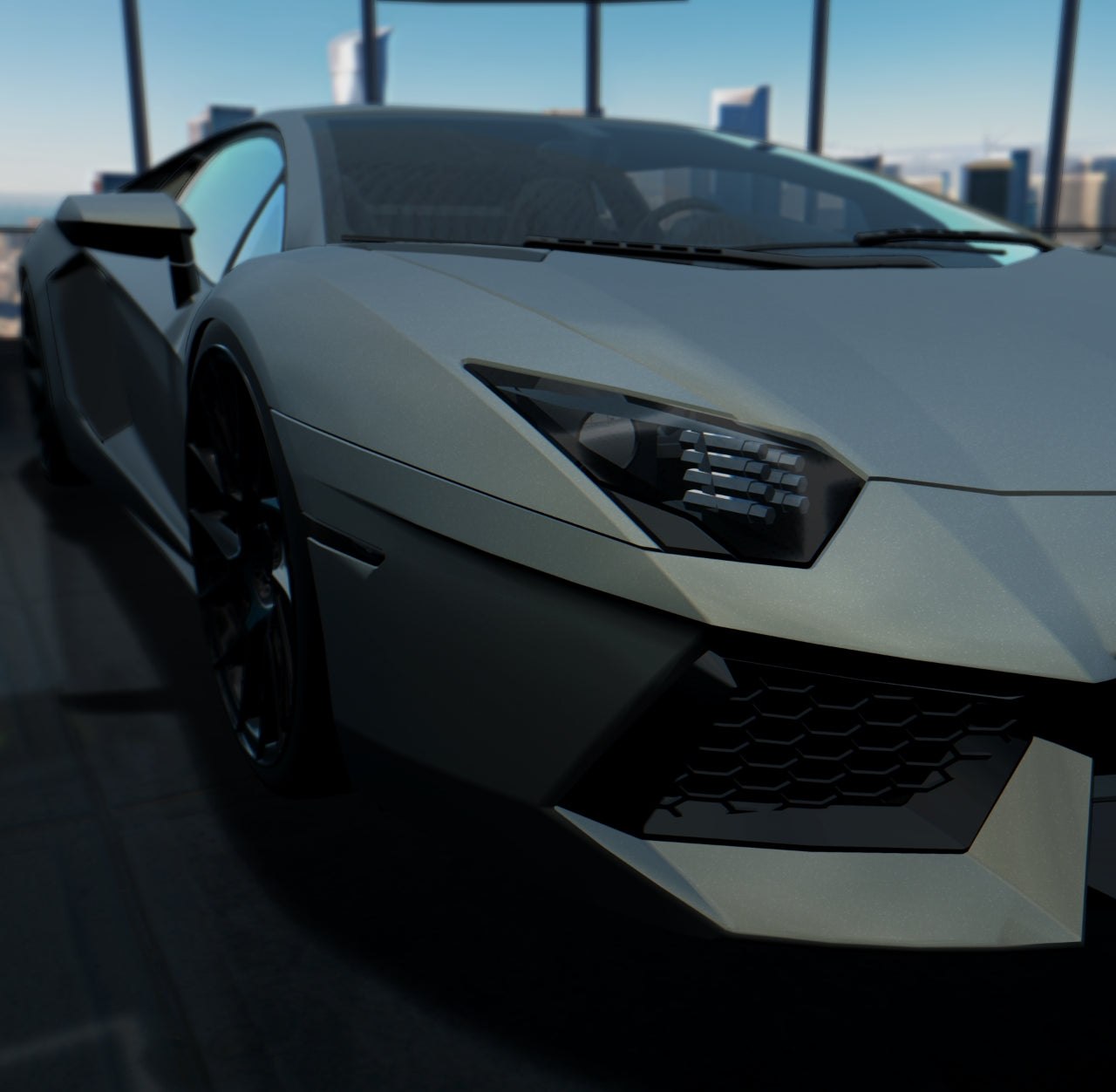 Matte Metal Green Shift