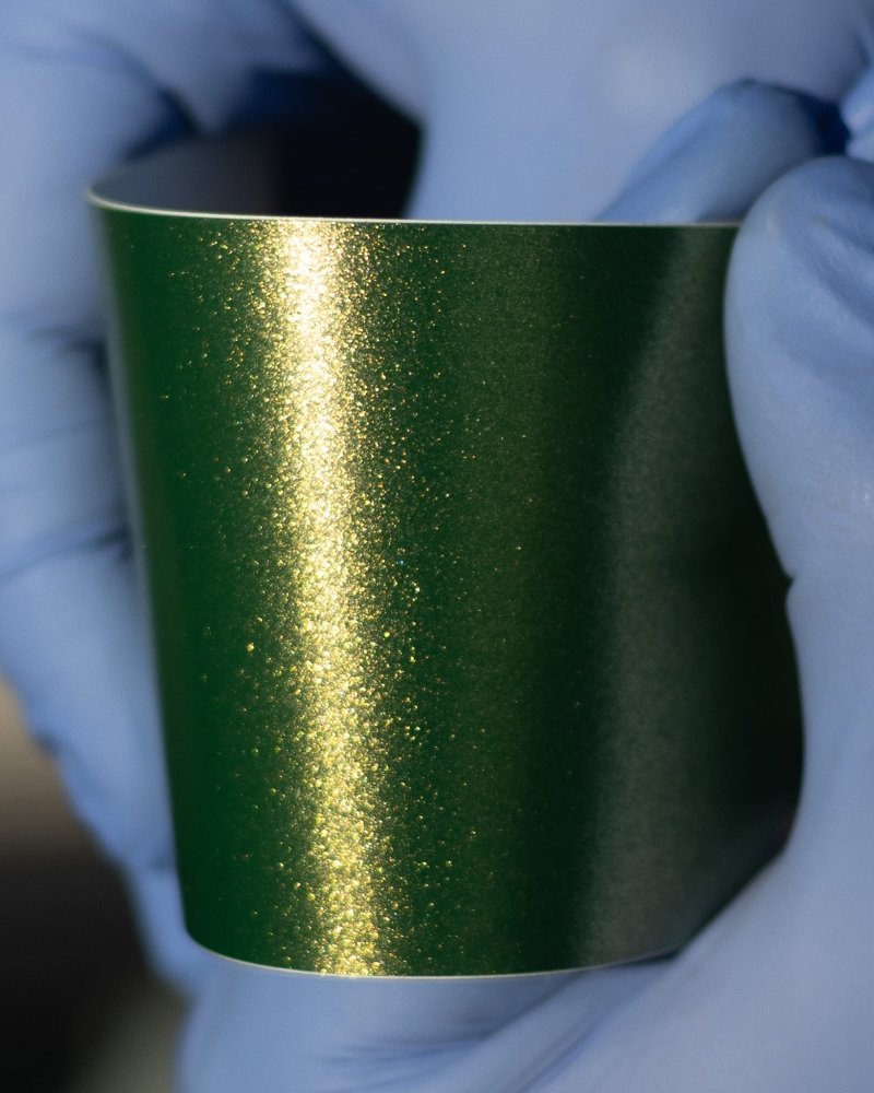 Satin Diamond Forest Green Gold Shift