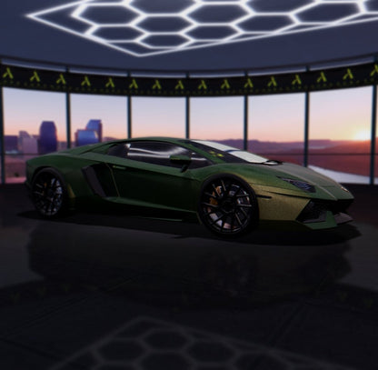 Satin Diamond Forest Green Gold Shift