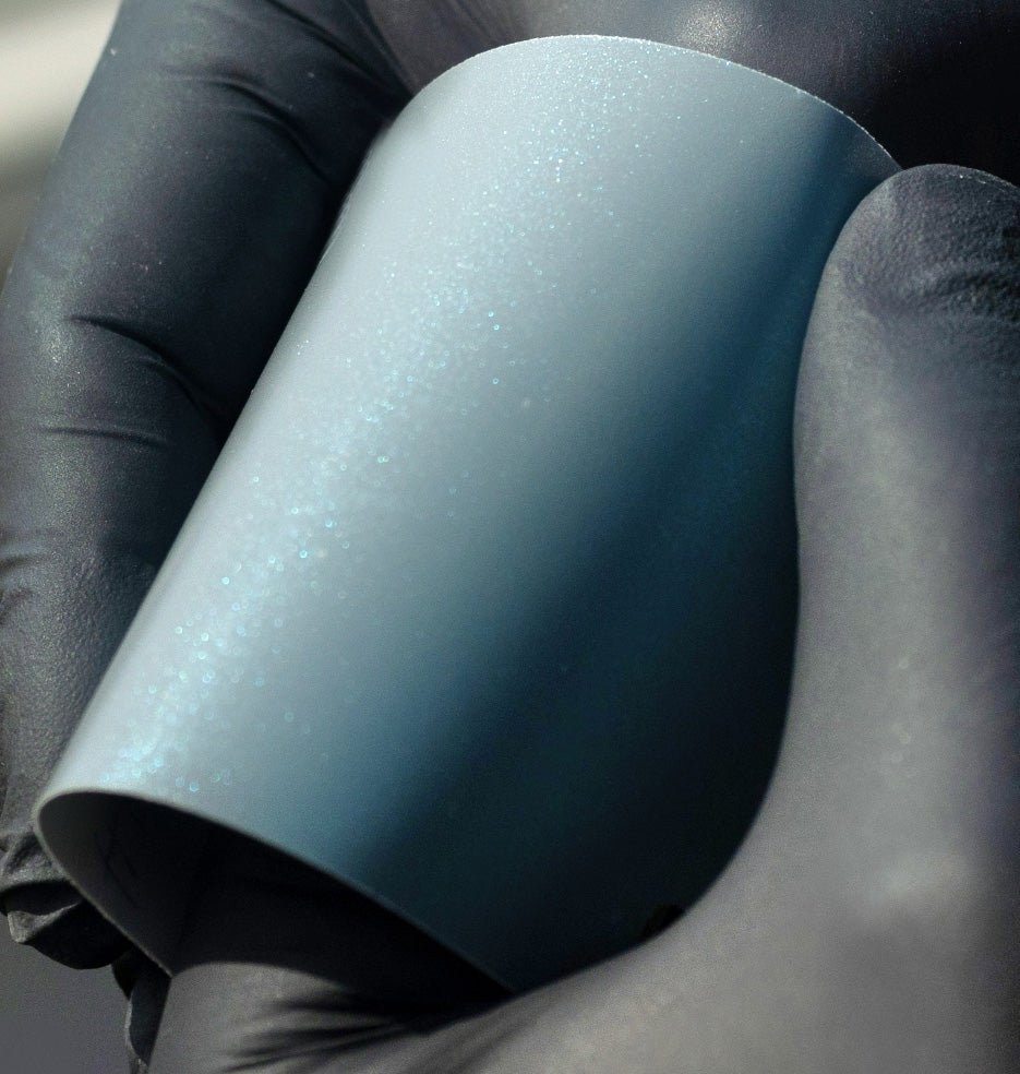 Satin Diamond Grey Blue Shift