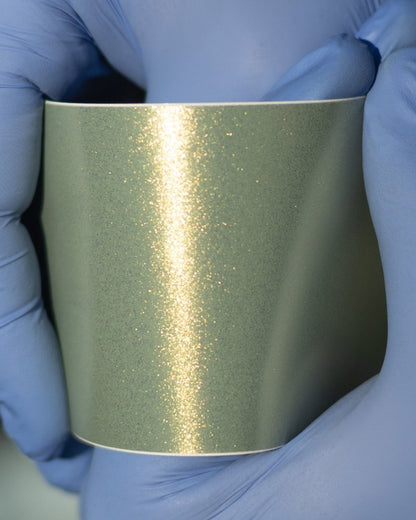 Satin Diamond Khaki Green Gold Shift