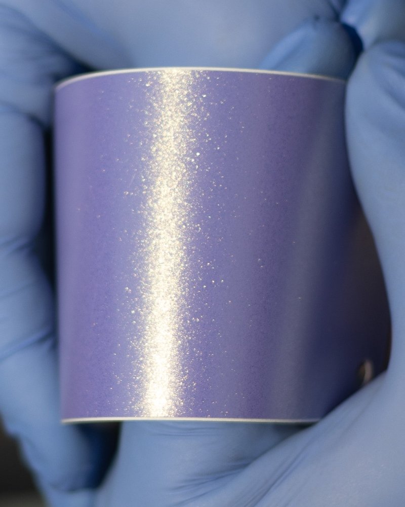 Satin Diamond Lavender Gold Shift