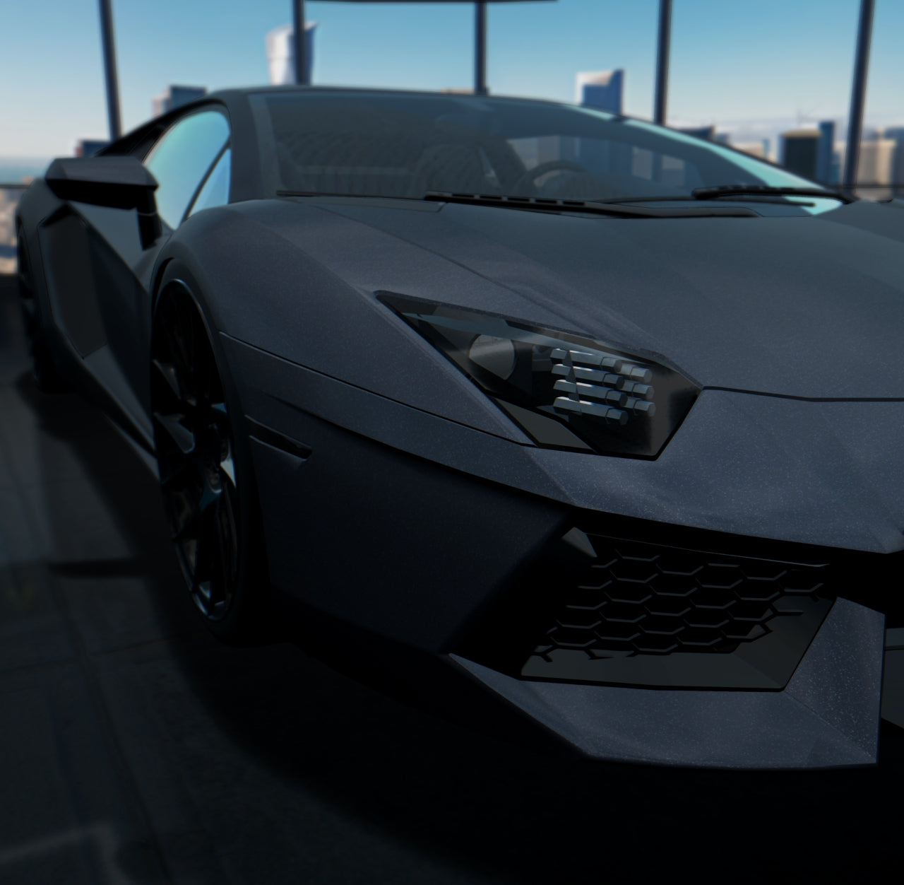 Satin Diamond Metal Battle Grey