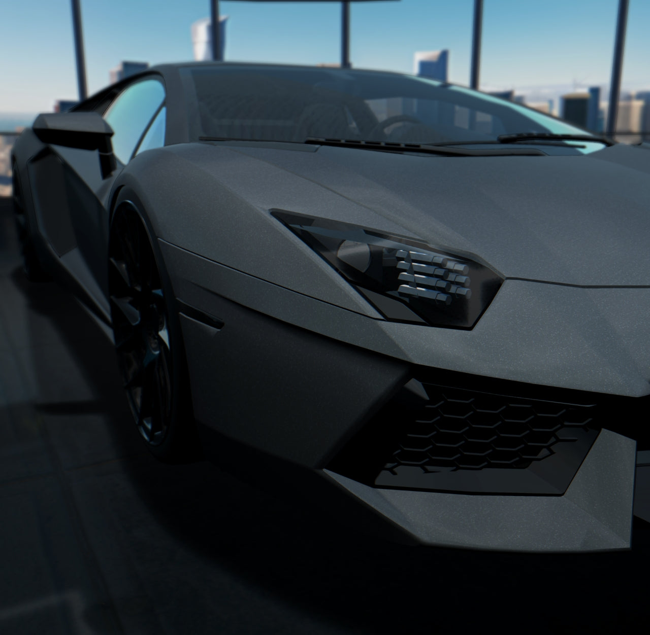 Satin Electric Ash Grey