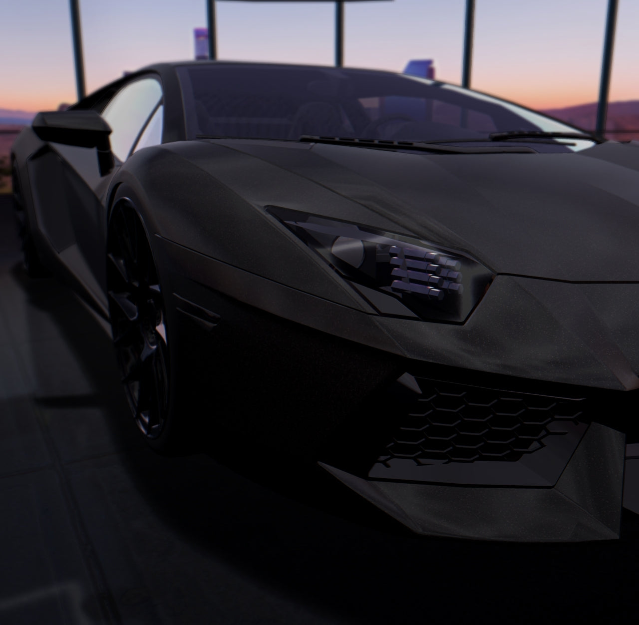 Satin Electric Black