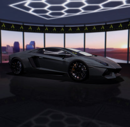 Satin Electric Grey Blue