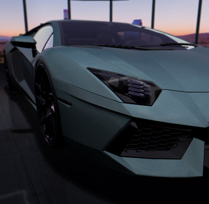 Satin Electric Lake Blue