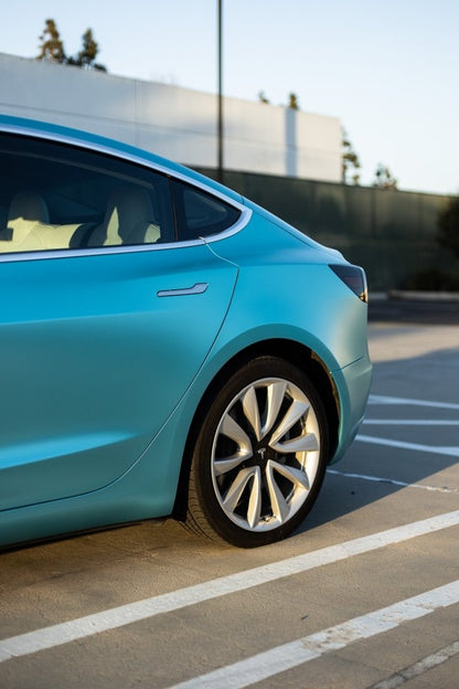 Satin Electric Lake Green