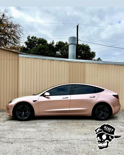 Satin Electric Rose Gold