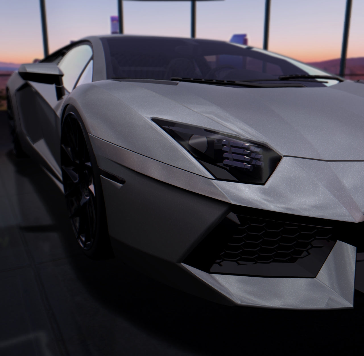 Satin Electric Silver