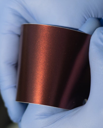 Satin Electric Wine Red