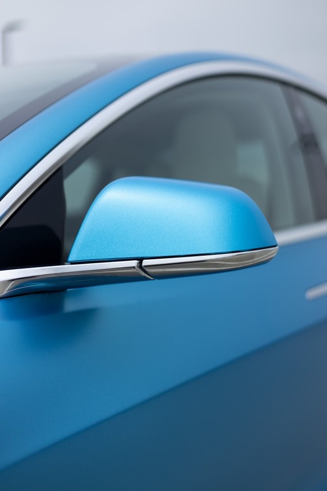 Satin Metallic Ocean Blue