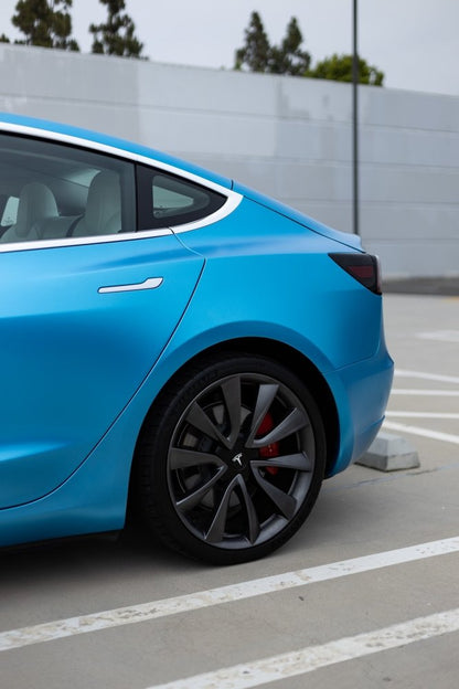 Satin Metallic Ocean Blue