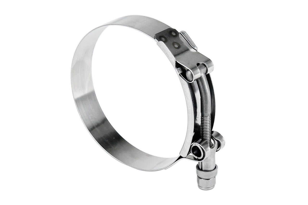 100% Marine Grade Stainless Steel T-Bolt Hose Clamp Size #100 Range:3.93"- 4.25"