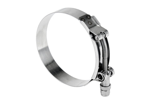 100% Marine Grade Stainless Steel T-Bolt Hose Clamp Size #132 Range:5"- 5.31"