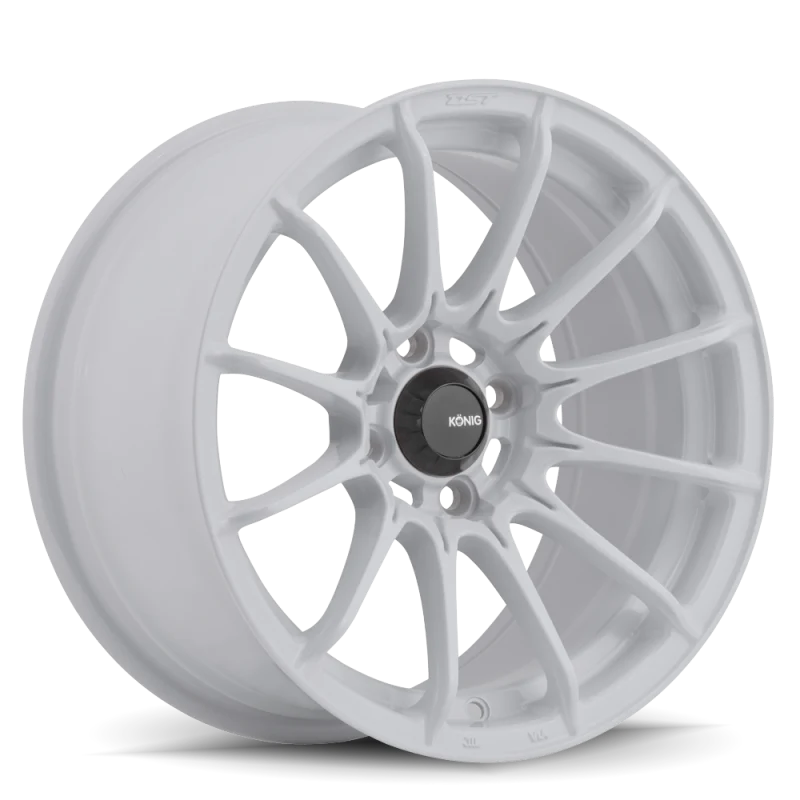 Konig Dial In 15x7 4x100 ET35 Gloss White - DI5710035W