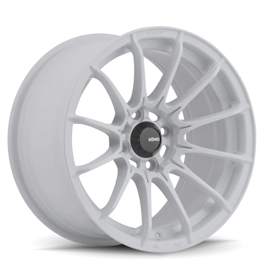 Konig Dial In 15x7 4x100 ET35 Gloss White - DI5710035W