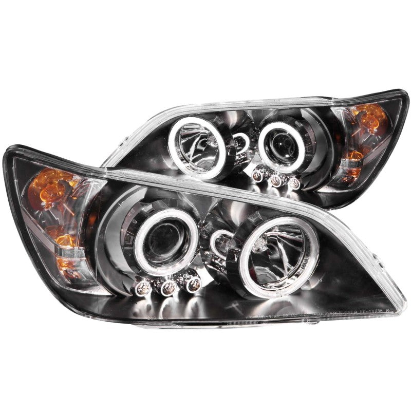 ANZO 2001-2005 Lexus Is300 Projector Headlights w/ Halo Black - 121199-C-Dub Tech