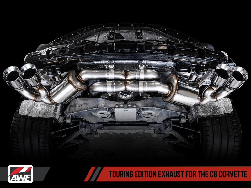 AWE Tuning 2020 Chevrolet Corvette (C8) Touring Edition Exhaust - - 3015-42151-C-Dub Tech