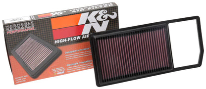 K&N 16-18 Fiat 500L/500X L4-1.3L Diesel Replacement Drop In Air - 33-3123