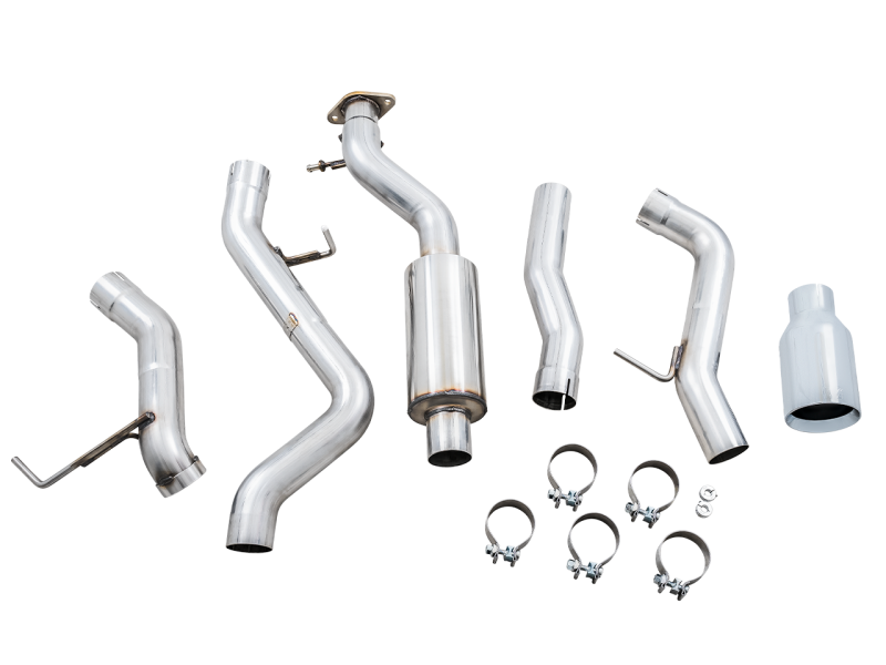 AWE Tuning 2021+ Ford Bronco 0FG Single Rear Exit Exhaust - 3015-22789-C-Dub Tech