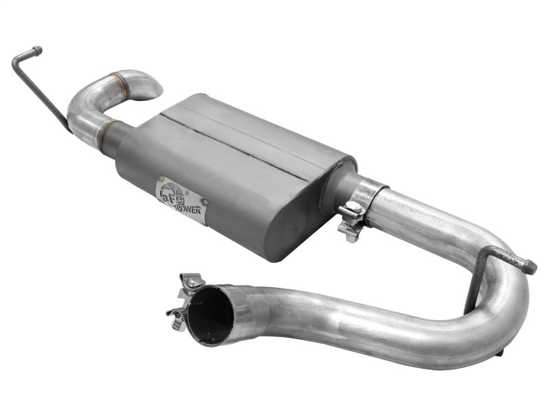 aFe Scorpion Exhaust System Axle Back Aluminized Hi-Tuck 07-17 Jeep - 49-08046