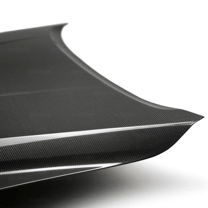 Seibon 14-20 Toyota Tundra OEM Style Carbon Fiber Hood - HD14TYTU-OE