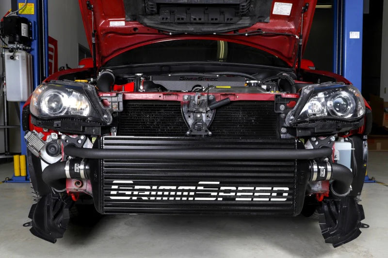 GrimmSpeed 2008-2014 Subaru STI Front Mount Intercooler Kit Black Core - 090254