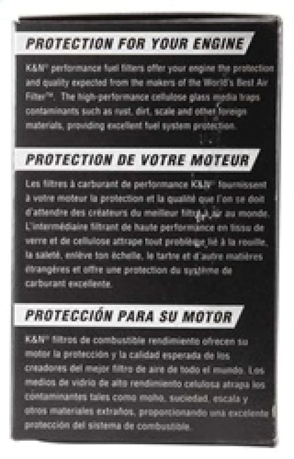 K&N Cellulose Media Fuel Filter 1.688in OD x 3.813in L - PF-1300