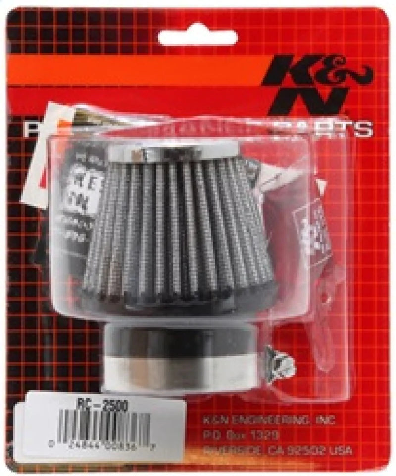 K&N Universal Clamp-On Air Filter 1-15/16in FLG / 3in B - RC-2500