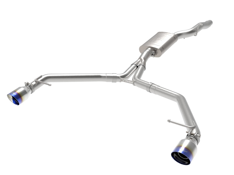 afe MACH Force-Xp 13-16 Audi Allroad L4 SS Axle-Back Exhaust - 49-36437-L