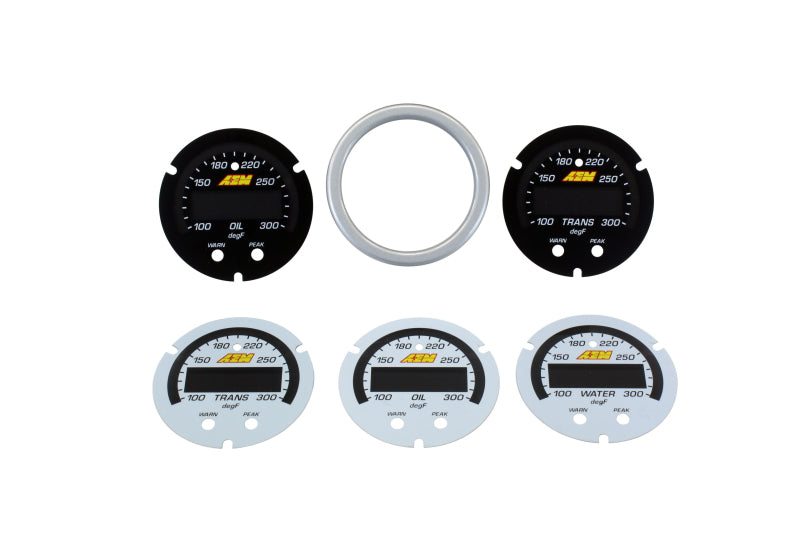 AEM X-Series Temperature Gauge Accessory Kit - 30-0302-ACC-C-Dub Tech