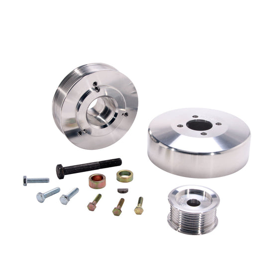 BBK 97-04 Ford F150 Expedition 4.6 5.4 Underdrive Pulley Kit - 15550-C-Dub Tech