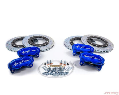 Agency Power Big Brake Kit Front and Rear Blue Ice - AP-BRP-X3-460-BLU