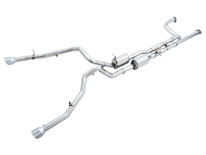 AWE Tuning 2021 RAM 1500 TRX 0FG Cat-Back Exhaust - - 3015-32004-C-Dub Tech