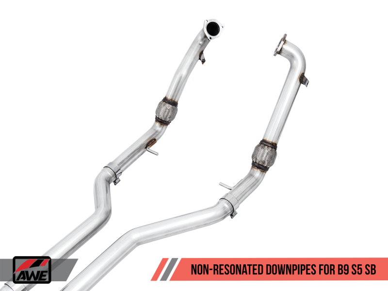 AWE Tuning Audi B9 S5 Sportback SwitchPath Exhaust - Non-Resonated - 3025-42040-C-Dub Tech